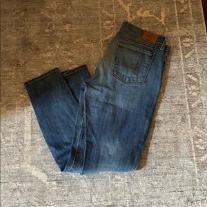 Lucky brand skinny jeans with tears